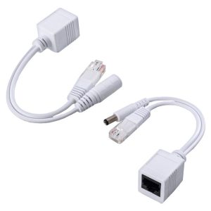 Passive PoE Injector and Splitter Set