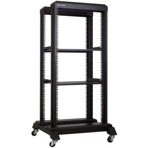 Linkbasic 22U 600 Deep Open Rack & 2 Shelves