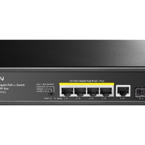Cudy 5 Port Gigabit 4 PoE 120W 1SFP Switch | GS1005PTS1