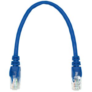 Linkbasic 22cm UTP Cat5e Flylead Blue