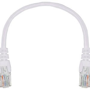 Linkbasic 22cm UTP Cat5e Flylead White