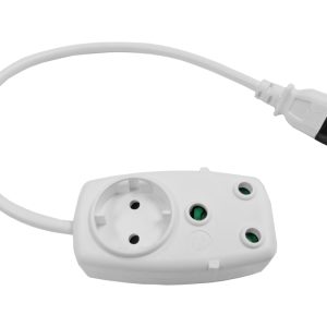 Multi Plug 1x16A 1x5A 0.5m IEC Cord