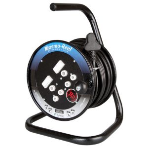 30M 16A Extension Cord on Open Metal Reel