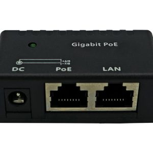 Single Port Gigabit Passive PoE Injector