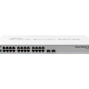 MikroTik Cloud Router Switch 24 Port Gigabit 2SFP+ | CRS326-24G-2S+RM