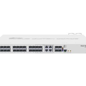 MikroTik Cloud Router Switch 20 Port SFP 4SFP+ 4 Gigabit/SFP Ports | CRS328-4C-20S-4S+RM