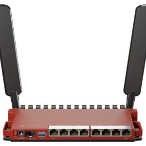 MikroTik 8 Gigabit 1x2.5Gbps SFP Dual Core WiFi 6 Router | L009UiGS-2HaxD-IN