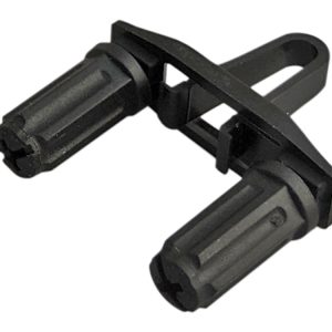 Rackstuds Duo 2.2mm/3.2mm 20 Pack Black | RSLDUO-1RUB20-S2/40