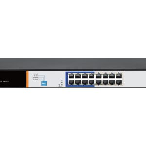 Scoop 16 Port Gigabit AI PoE 150W 2SFP Switch