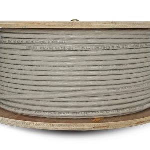 Linkbasic 100M Drum Cat6a Solid Grey UTP Cable