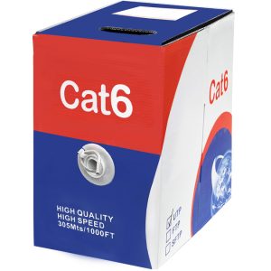 Scoop Unbranded 305m Box Cat6 CCA Grey UTP Cable